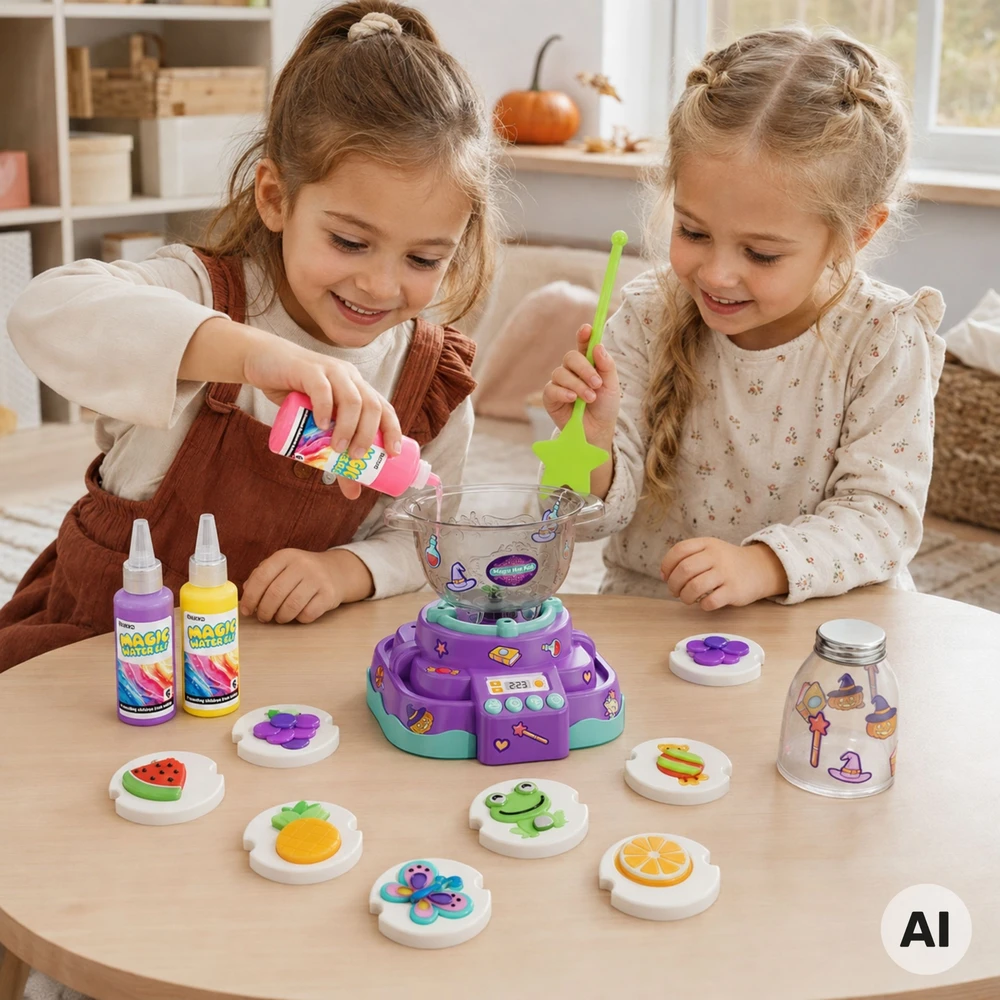 WOOPIE Interactive Cauldron DIY Kit for Creating Gel Figures 21 pcs.