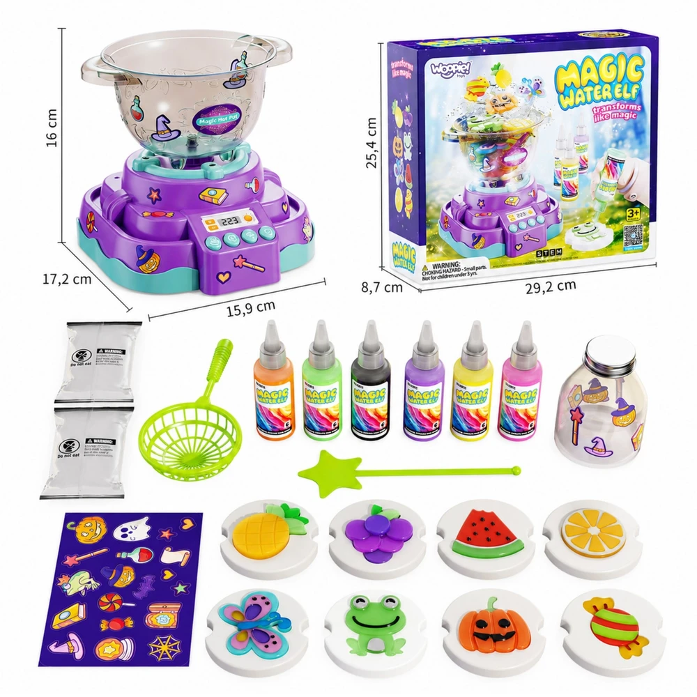 WOOPIE Interactive Cauldron DIY Kit for Creating Gel Figures 21 pcs.