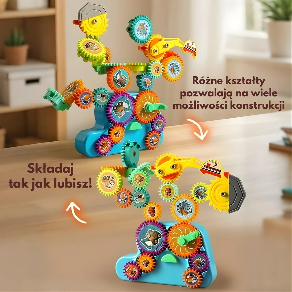 WOOPIE interaktyvios konstruktoriaus kaladėlės Krumpliaračiai 18 vnt.