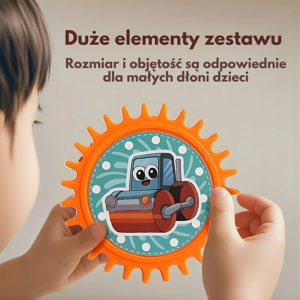 WOOPIE interaktyvios konstruktoriaus kaladėlės Krumpliaračiai 18 vnt.