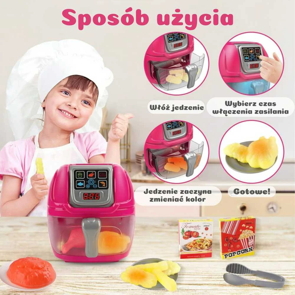 Interaktyvi karšto oro gruzdintuvė vaikams Woopie Air Fryer