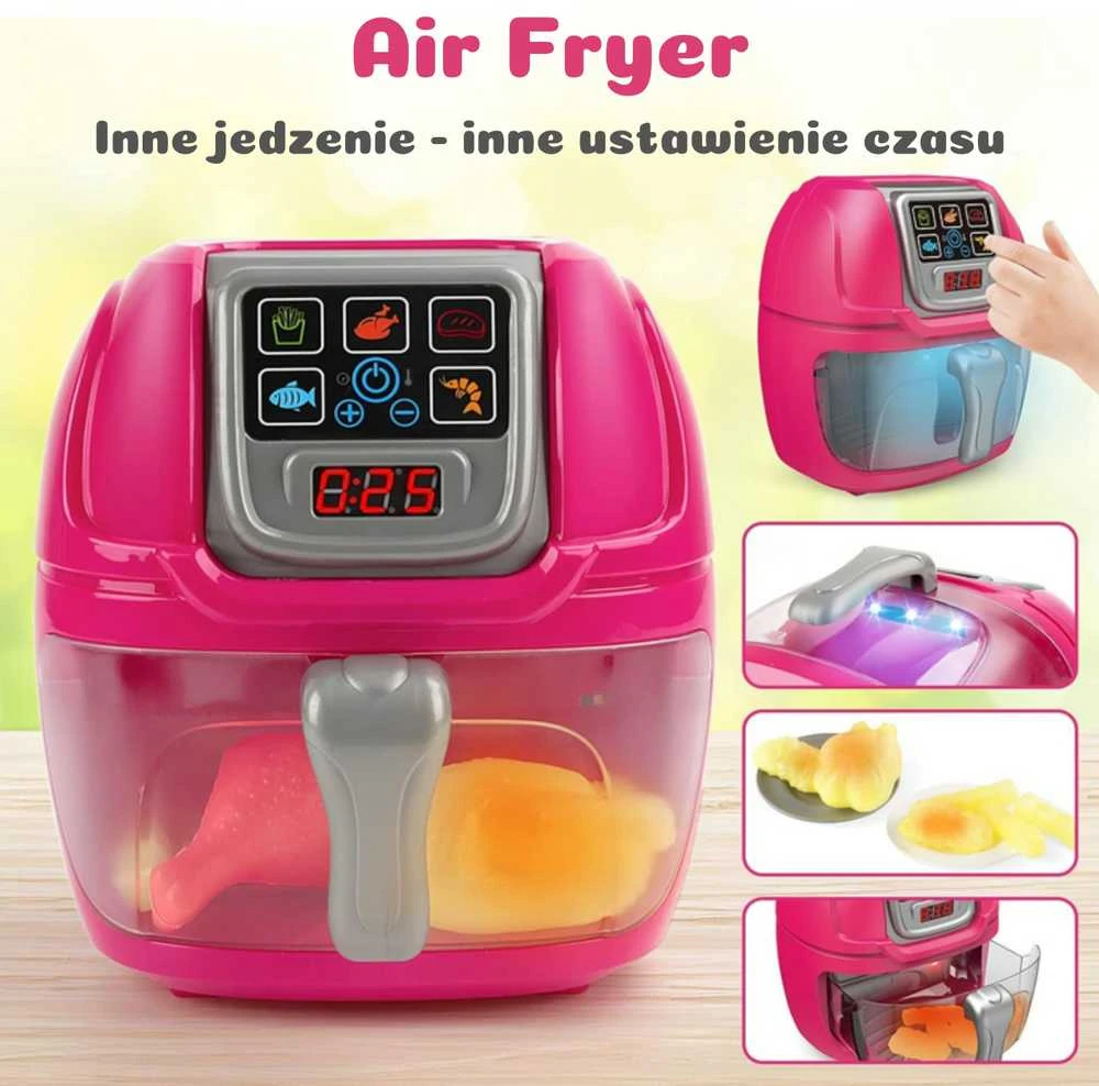 Interaktyvi karšto oro gruzdintuvė vaikams Woopie Air Fryer