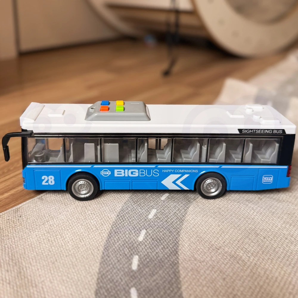WOOPIE Autobusas Interaktyvus 1:16 su garsais ir šviesomis