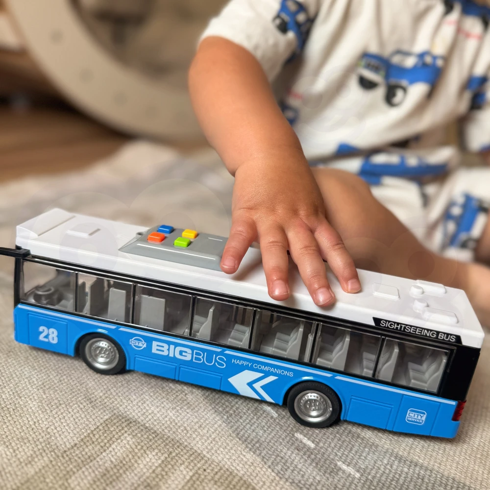 WOOPIE Autobusas Interaktyvus 1:16 su garsais ir šviesomis
