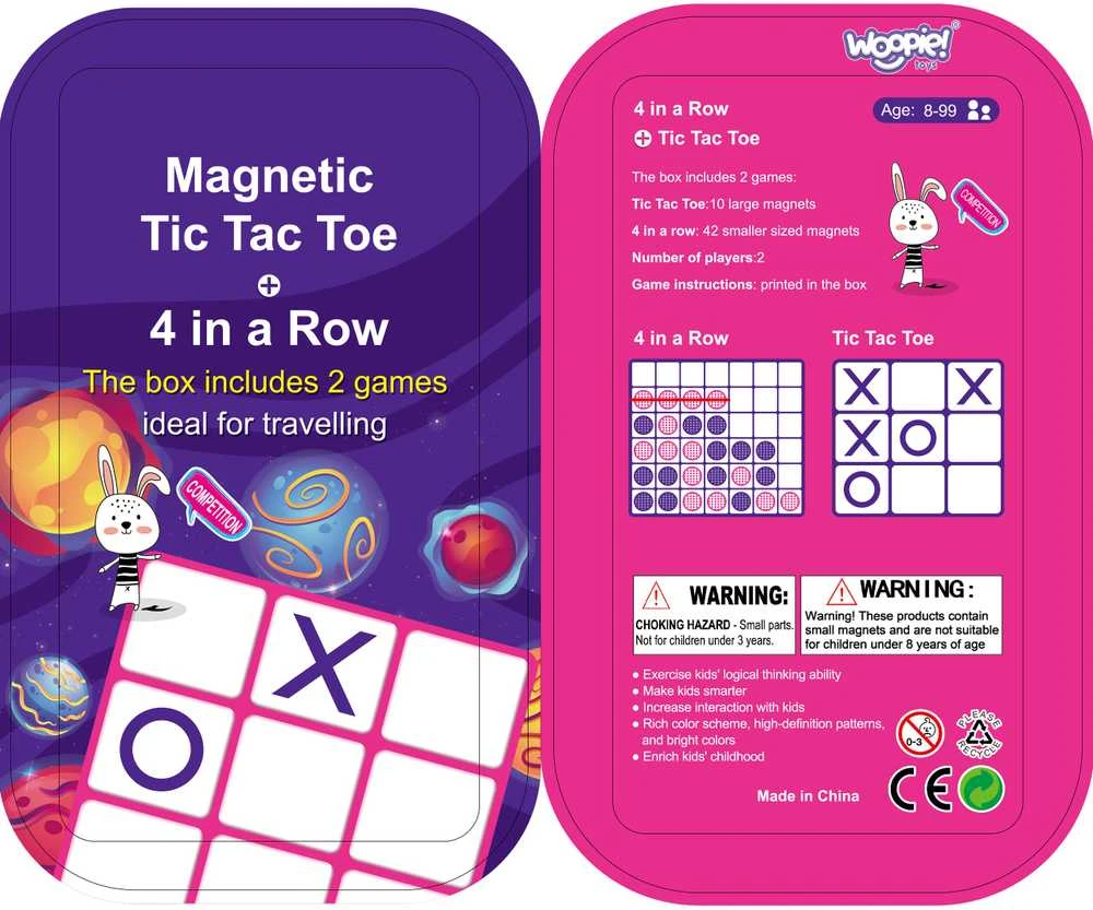 WOOPIE IQ magnetinis strateginis žaidimas 2in1