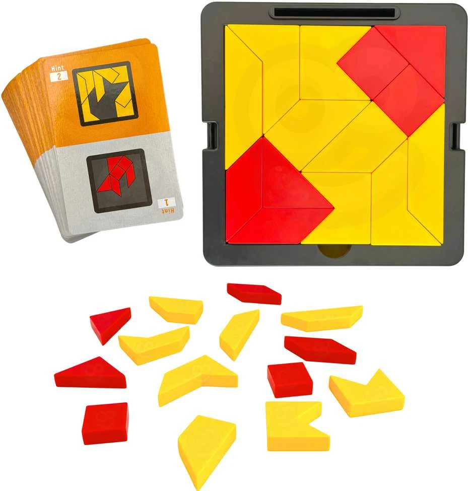 WOOPIE Loginė Žaidimų Dėlionė Tangram Kišeninė