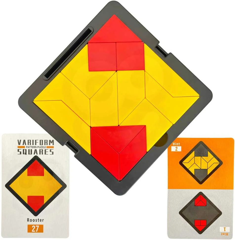 WOOPIE Loginė Žaidimų Dėlionė Tangram Kišeninė