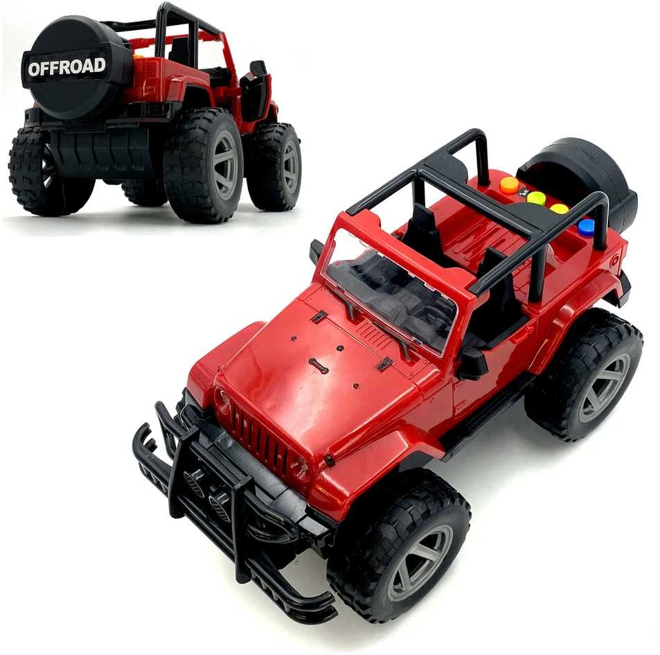WOOPIE Jeep visureigis su garsu ir šviesa