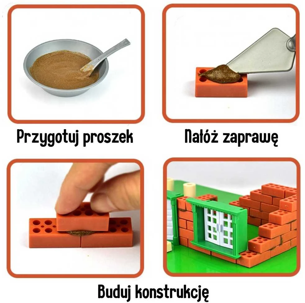 Statybinis rinkinys su plytomis WOOPIE vila