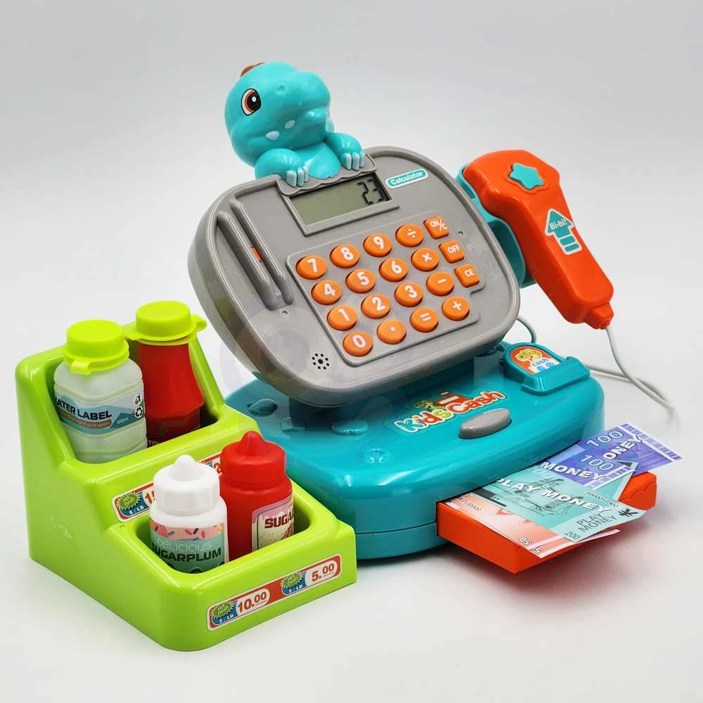 WOOPIE Žaislas kasos aparatas Dino su Shelką