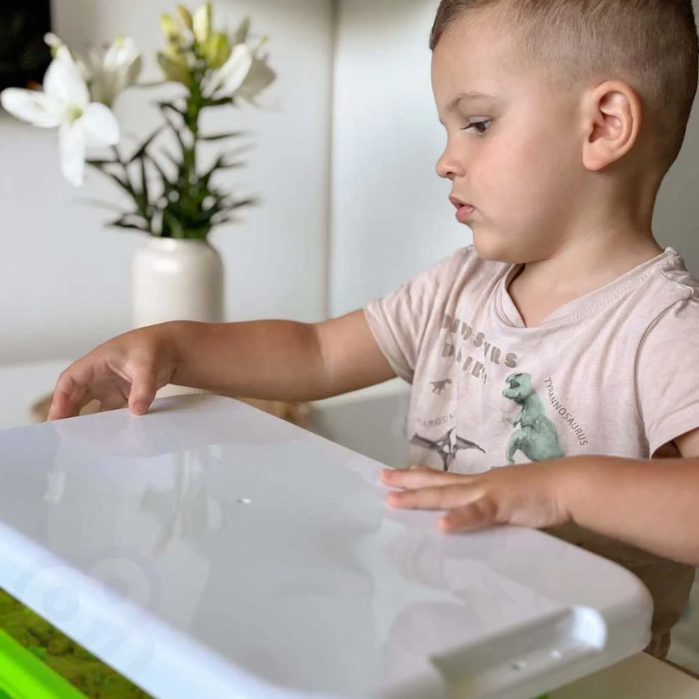Woopie Kinetinis Smėlis 1,5kg XXL ZOO Safari Rinkinys su Formelėmis