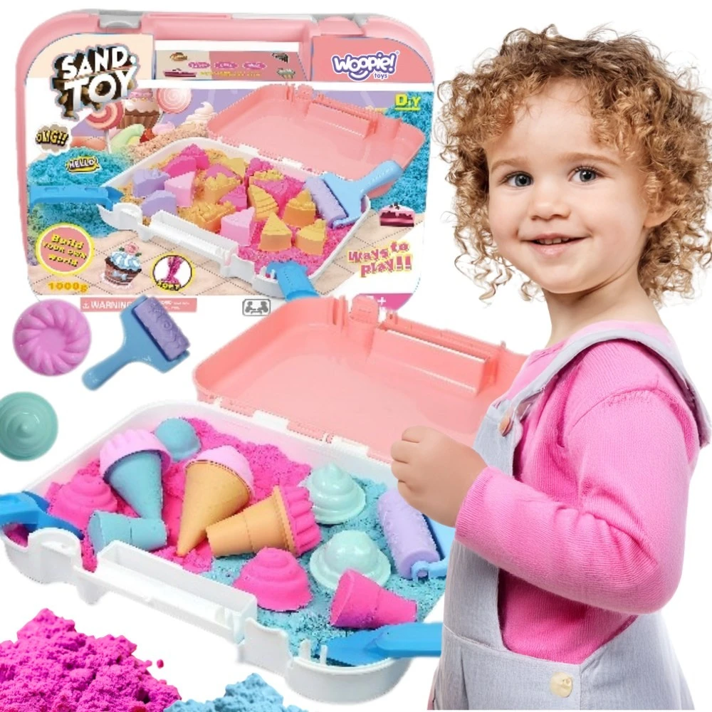 Woopie Kinetinio smėlio rinkinys „Ledai“, 1kg
