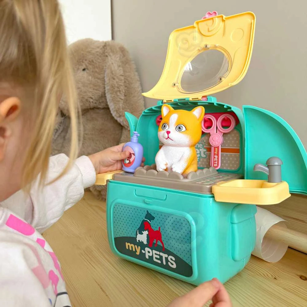 WOOPIE Katinų priežiūros rinkinys 2in1 kuprinės transportavimui