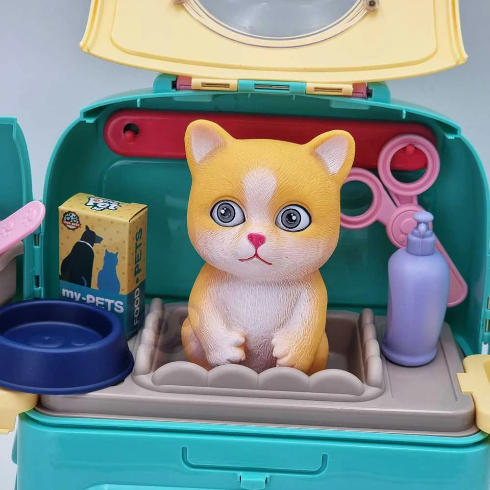 WOOPIE Katinų priežiūros rinkinys 2in1 kuprinės transportavimui