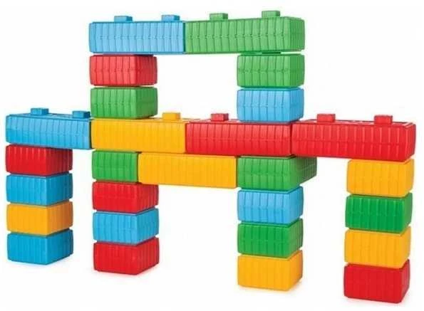 WOOPIE Statybiniai Konstruktoriai XXL su Automobiliu 43 vnt.