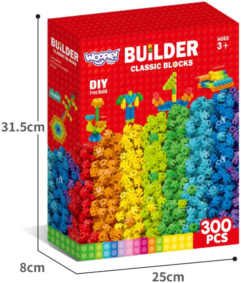 Kūrybinis konstruktorius WOOPIE Builder, 300 detalių