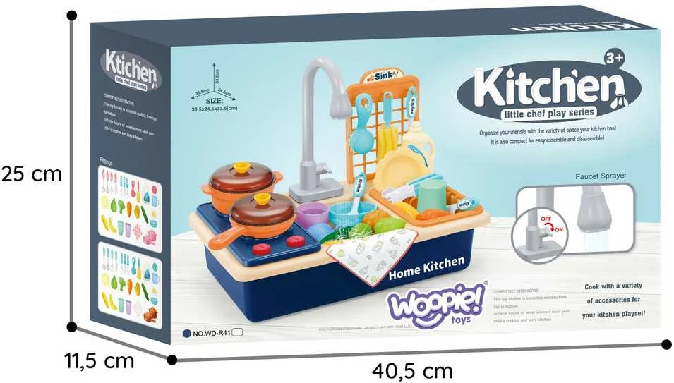Woopie Vaikiška virtuvėlė 2in1