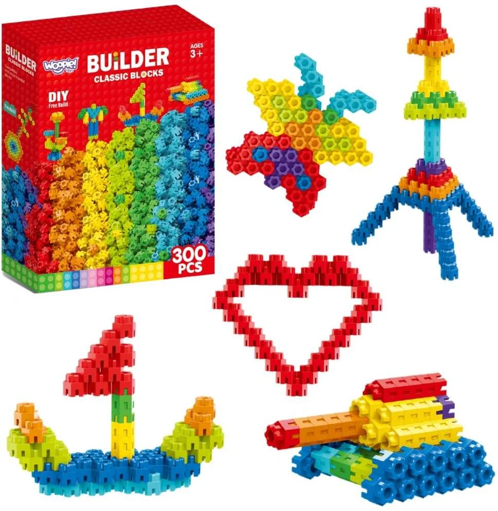 Kūrybinis konstruktorius WOOPIE Builder, 300 detalių