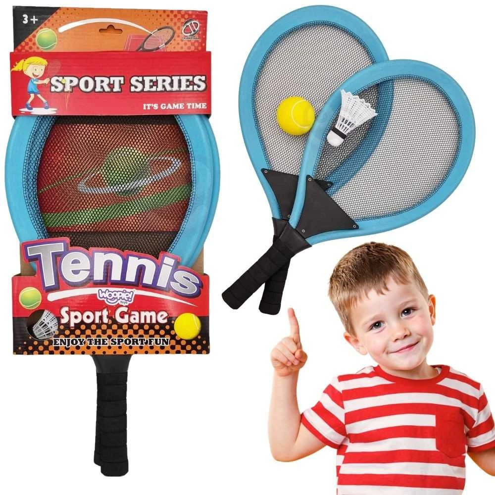 Woopie Teniso Badmintono Raketų Rinkinys Vaikams su Kamuoliuku