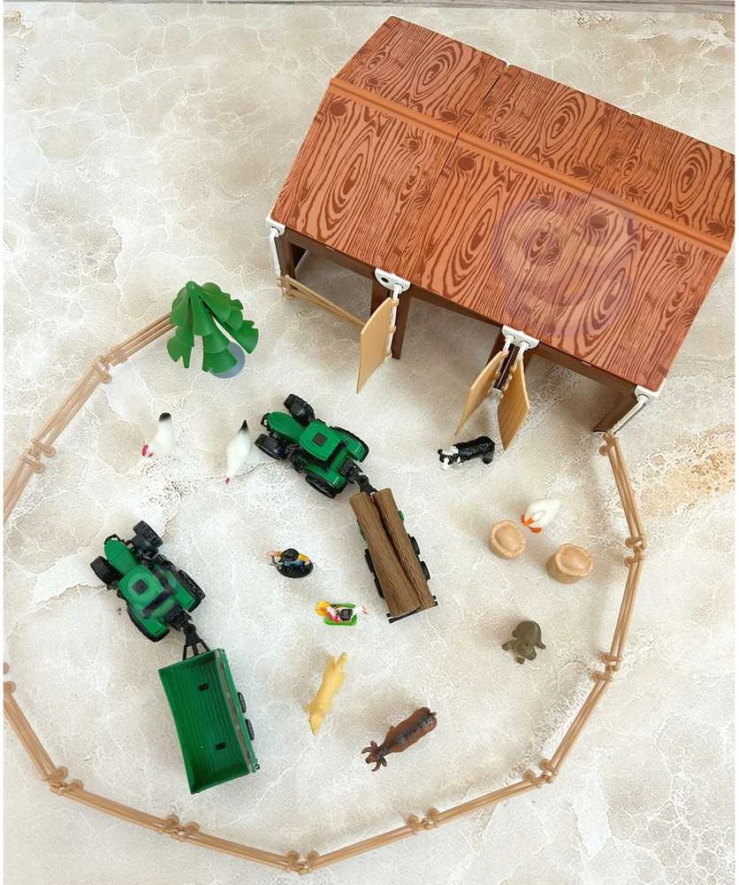 WOOPIE rinkinys Little Farmer XL Farm Figūrėlės