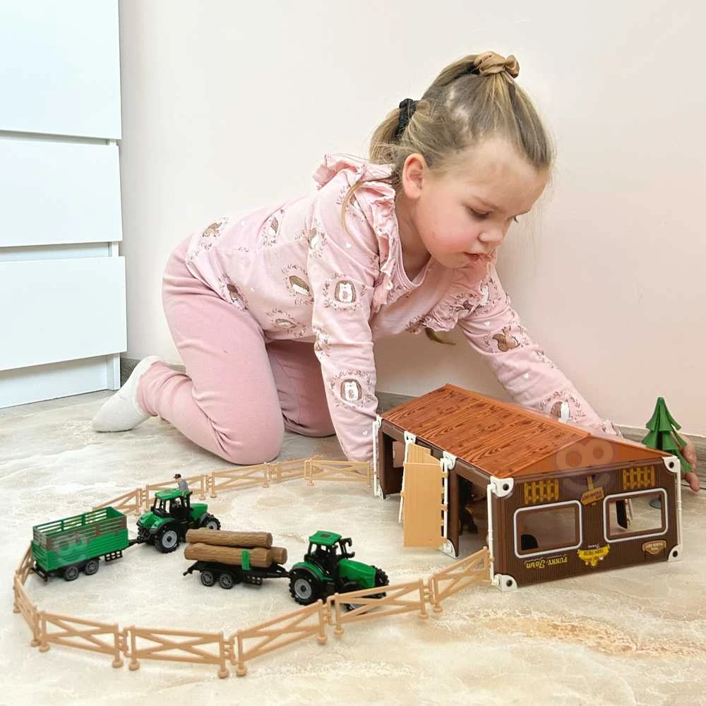 WOOPIE rinkinys Little Farmer XL Farm Figūrėlės