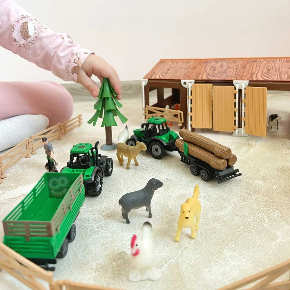 WOOPIE rinkinys Little Farmer XL Farm Figūrėlės