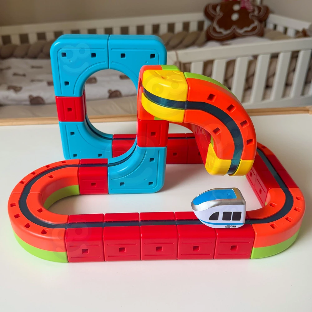 WOOPIE magnetinės kaladėlės Levituojantis takelis 32 vnt