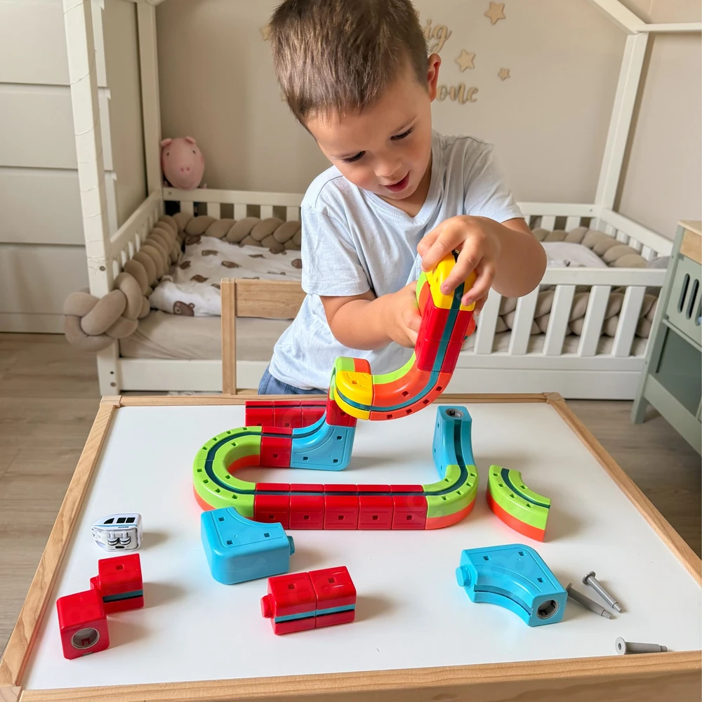 WOOPIE magnetinės kaladėlės Levituojantis takelis 32 vnt
