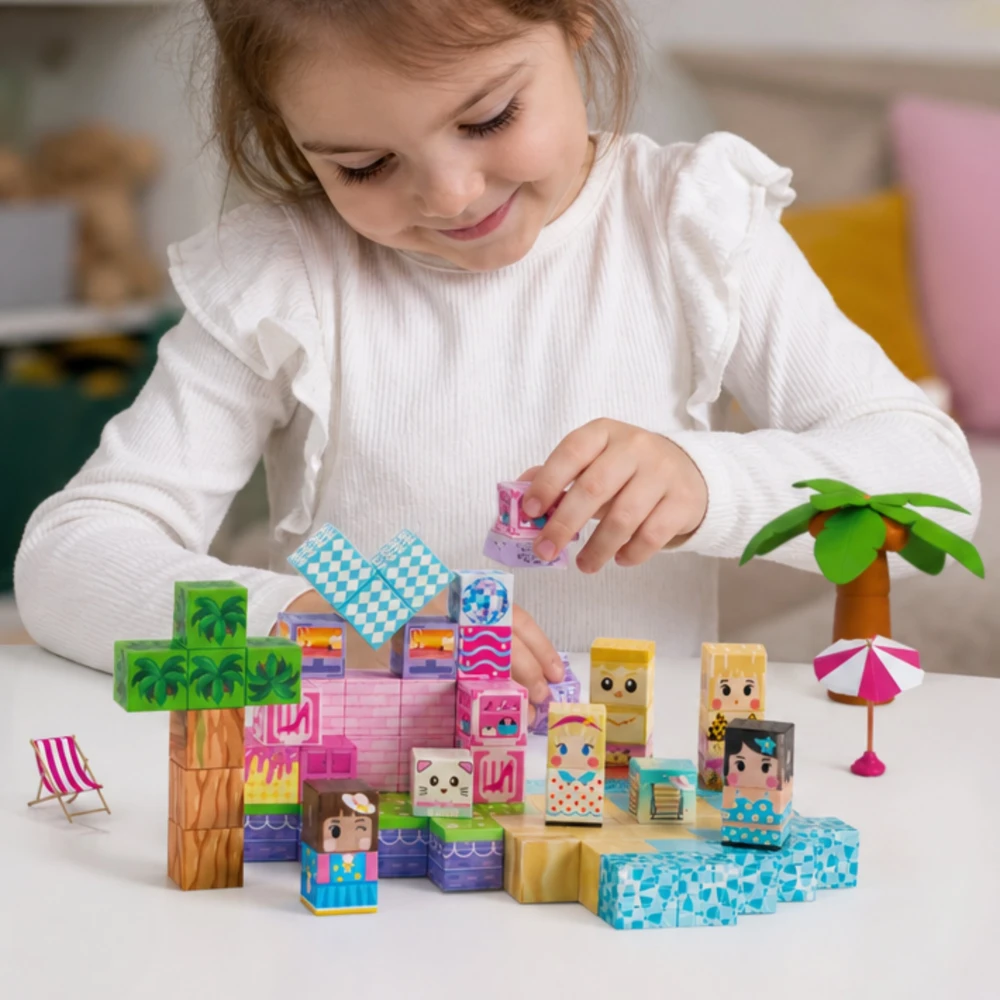 WOOPIE 3D edukacinis Montessori dėlionės rinkinys vaikams nuo 3 metų