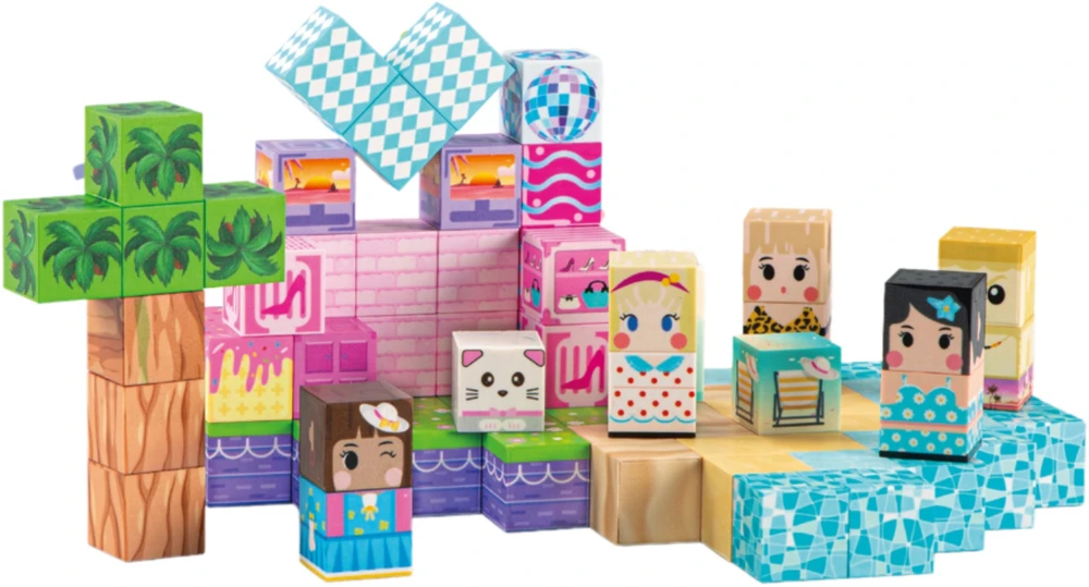 WOOPIE 3D edukacinis Montessori dėlionės rinkinys vaikams nuo 3 metų
