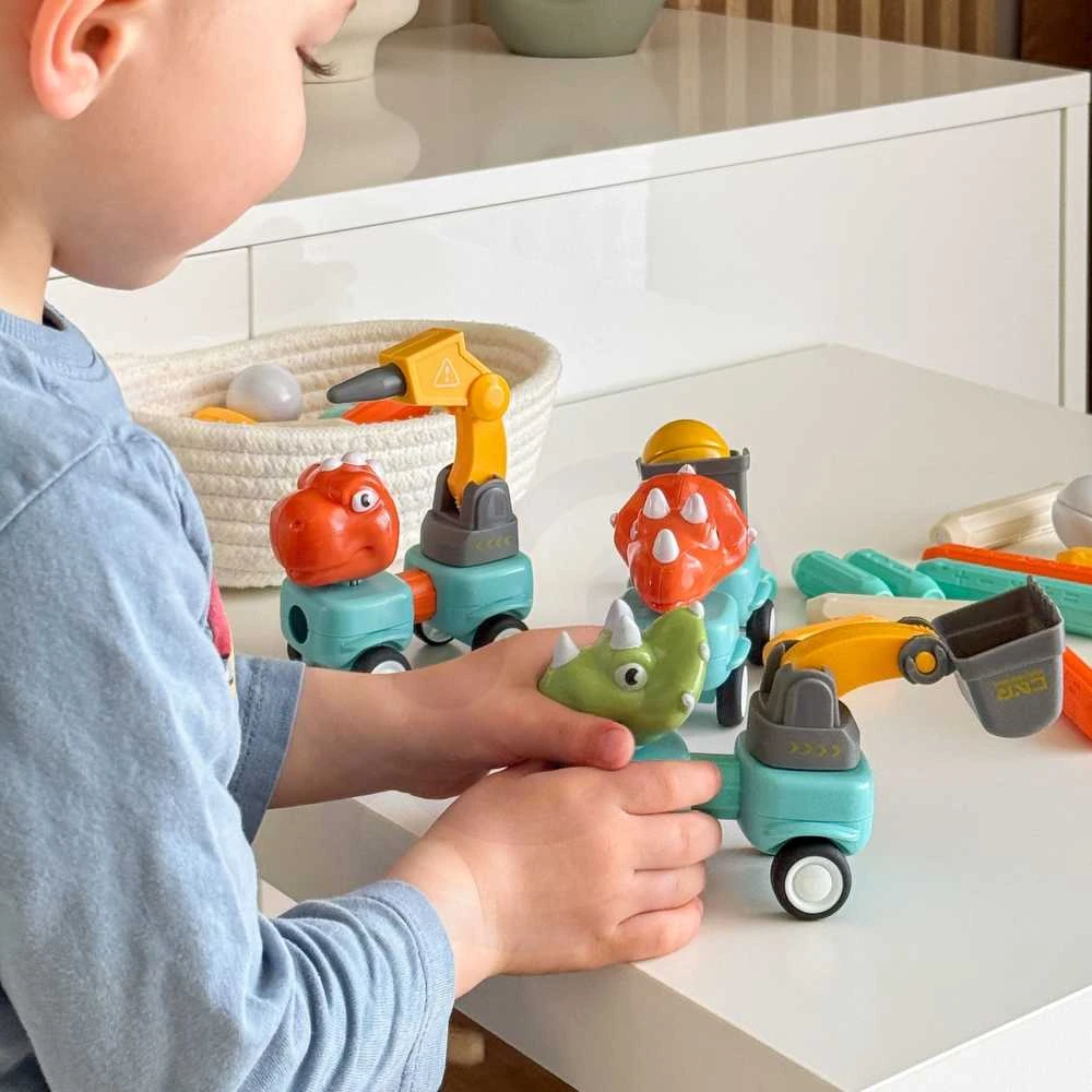 WOOPIE Konstruktoriai Magnetiniai Dinozaurai 84 el.