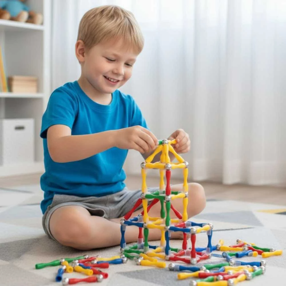Magnetinis konstruktorius Woopie 3D XXL 128 vnt
