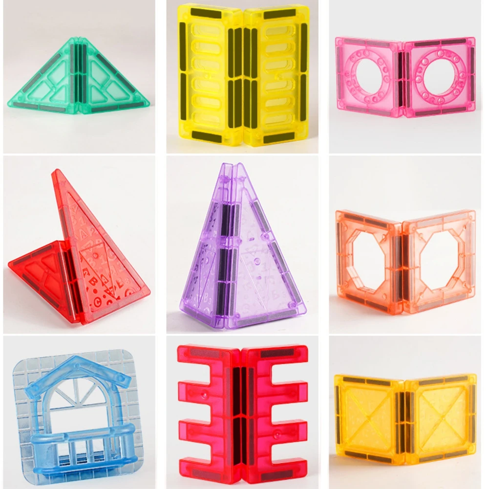 Magnetinis edukacinis konstruktorius 3D pilis ir transporto priemonės WOOPIE 110vnt