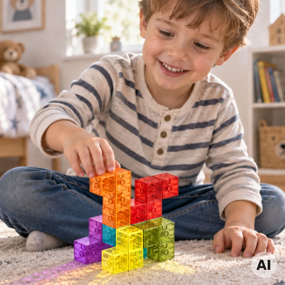 Woopie Magnetic Tetris 3D Construction Puzzle