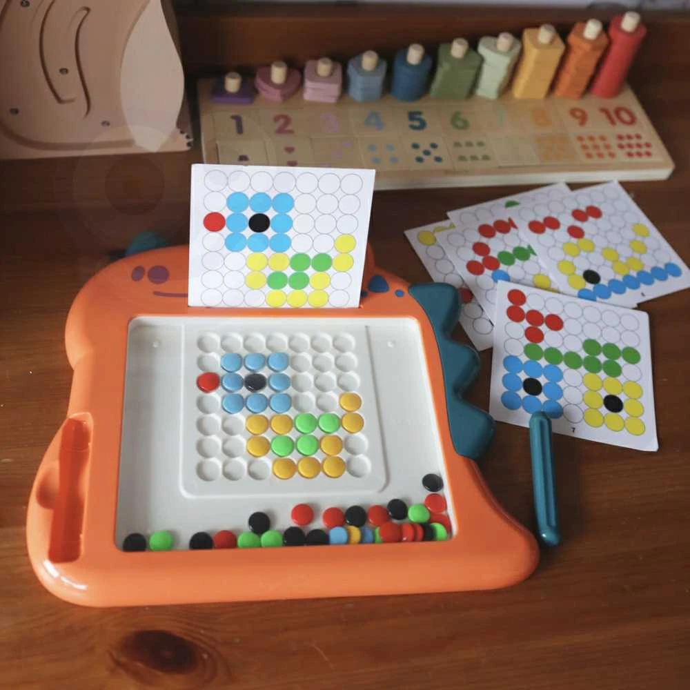 WOOPIE magnetinė lenta vaikams MagPad Dinozauras