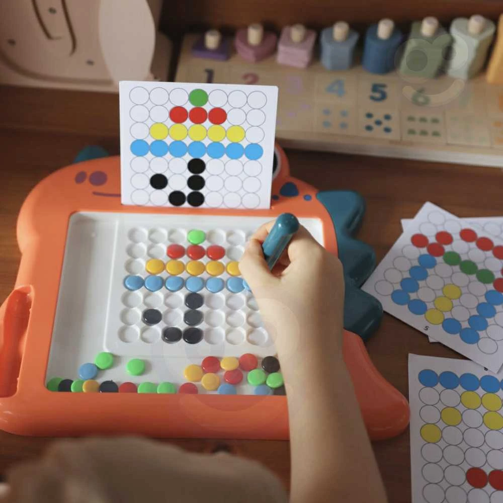 WOOPIE magnetinė lenta vaikams MagPad Dinozauras