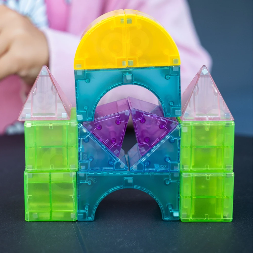 WOOPIE magnetinės kaladėlės 21 vnt. M formos 3D