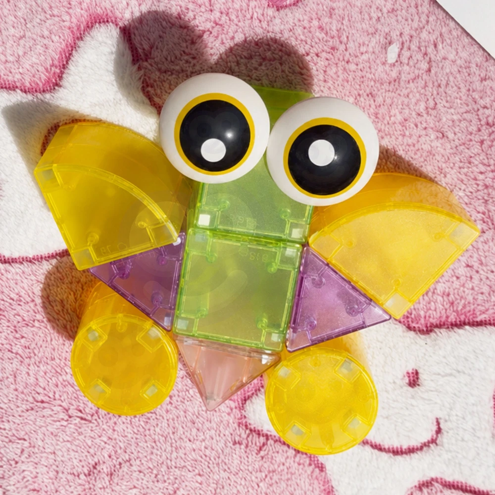 WOOPIE magnetinės kaladėlės 21 vnt. M formos 3D