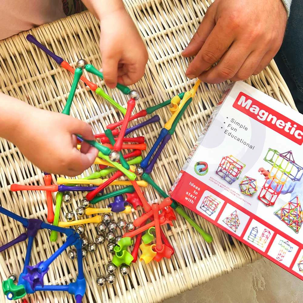 Dėlionė Magnetinis konstruktorius 110 vnt. Woopie