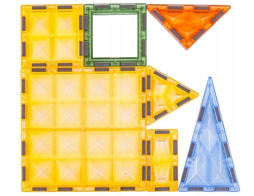 Magnetinis šviečiantis 3D konstruktorius Woopie Gyvūnų pasaulis 124 vnt