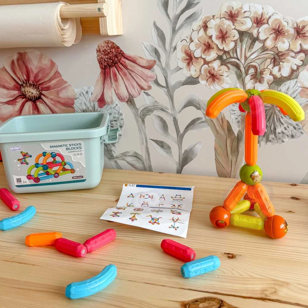 „Woopie Magnetion Education Construction Block“ 52 EL.