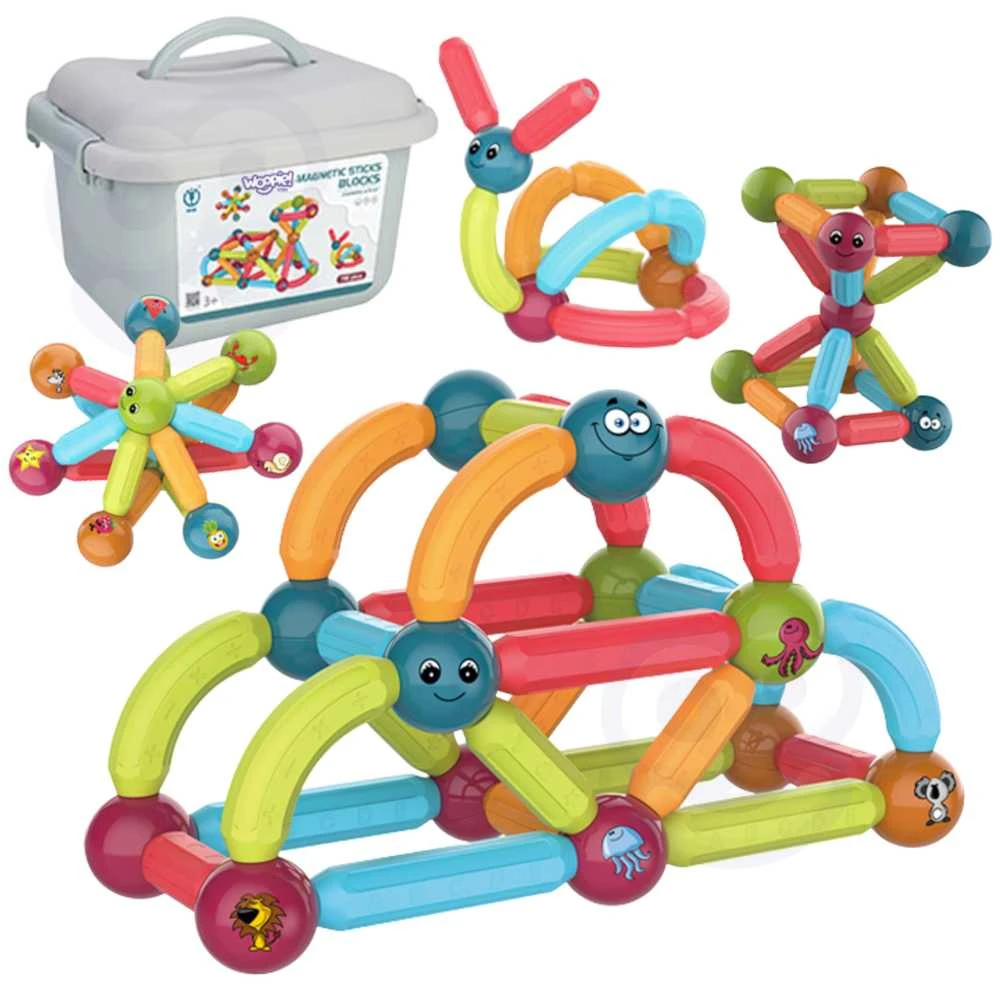 „Woopie Magnetion Education Construction Block“ 52 EL.
