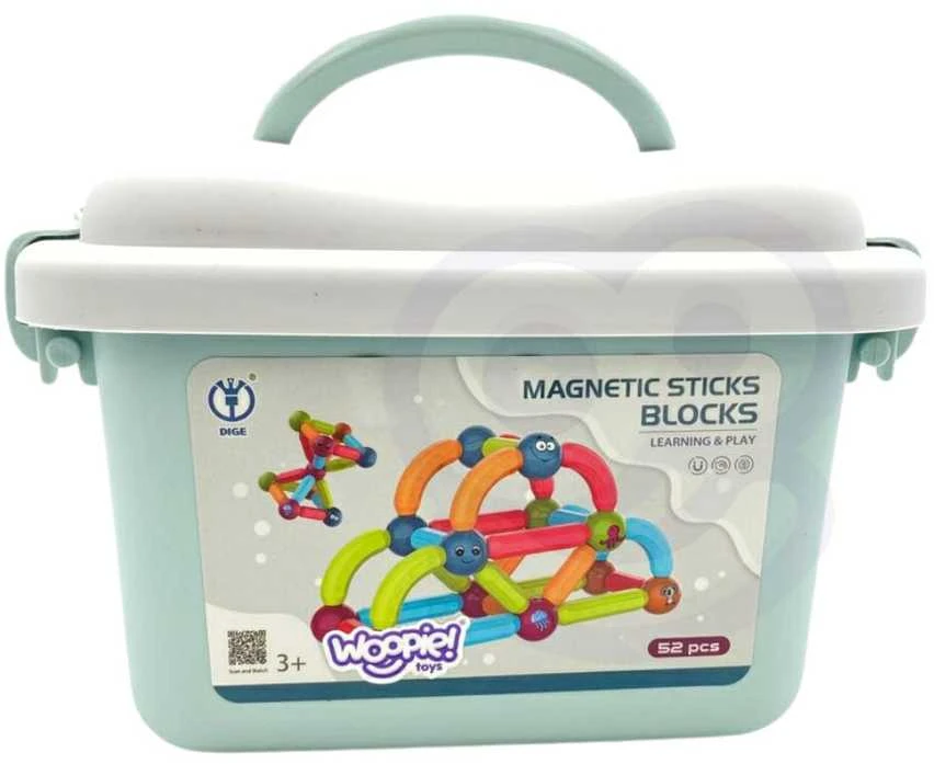 „Woopie Magnetion Education Construction Block“ 52 EL.