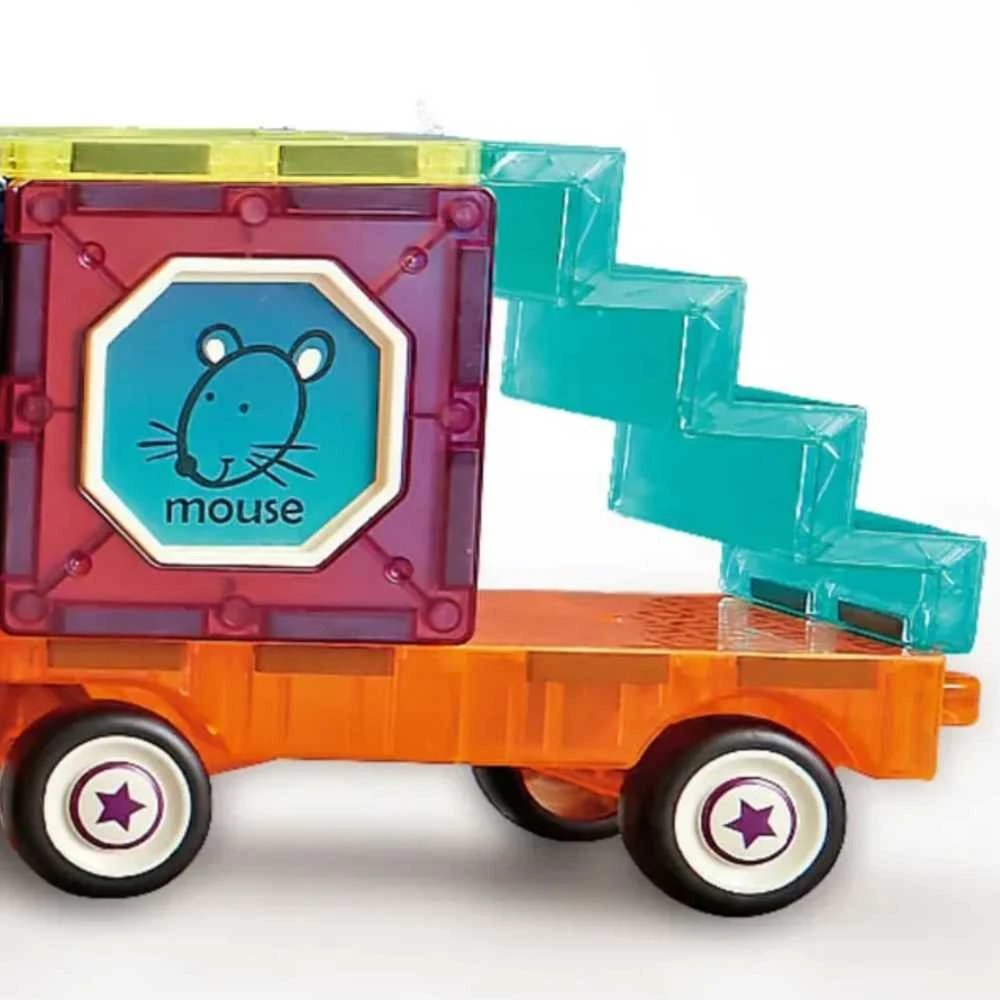 WOOPIE Magnetinis 3D Konstruktorius Traukinys 71vnt