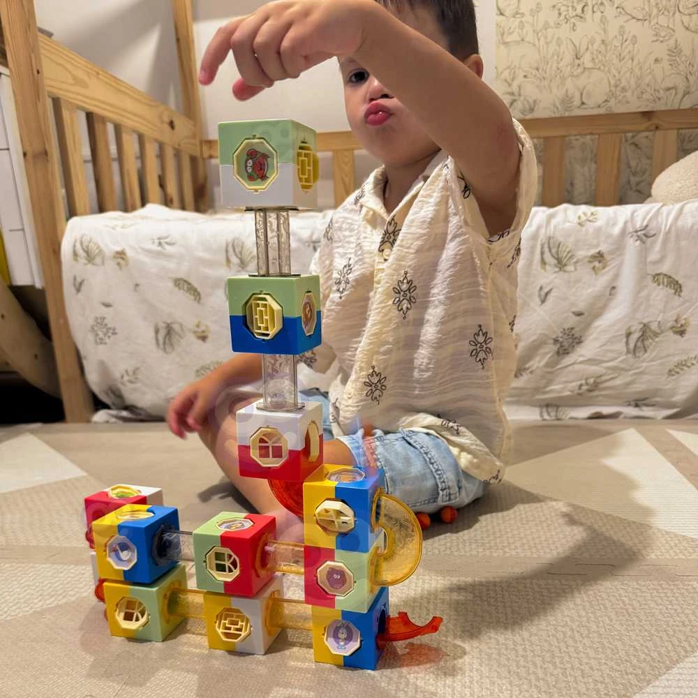 Woopie Kulkowy Kulodrom 3D Statybas Blokų Rinkinys