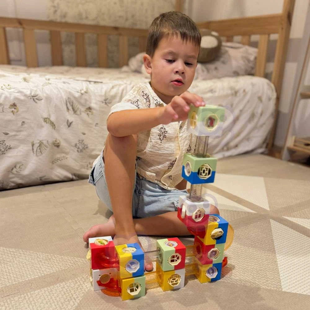 Woopie Kulkowy Kulodrom 3D Statybas Blokų Rinkinys