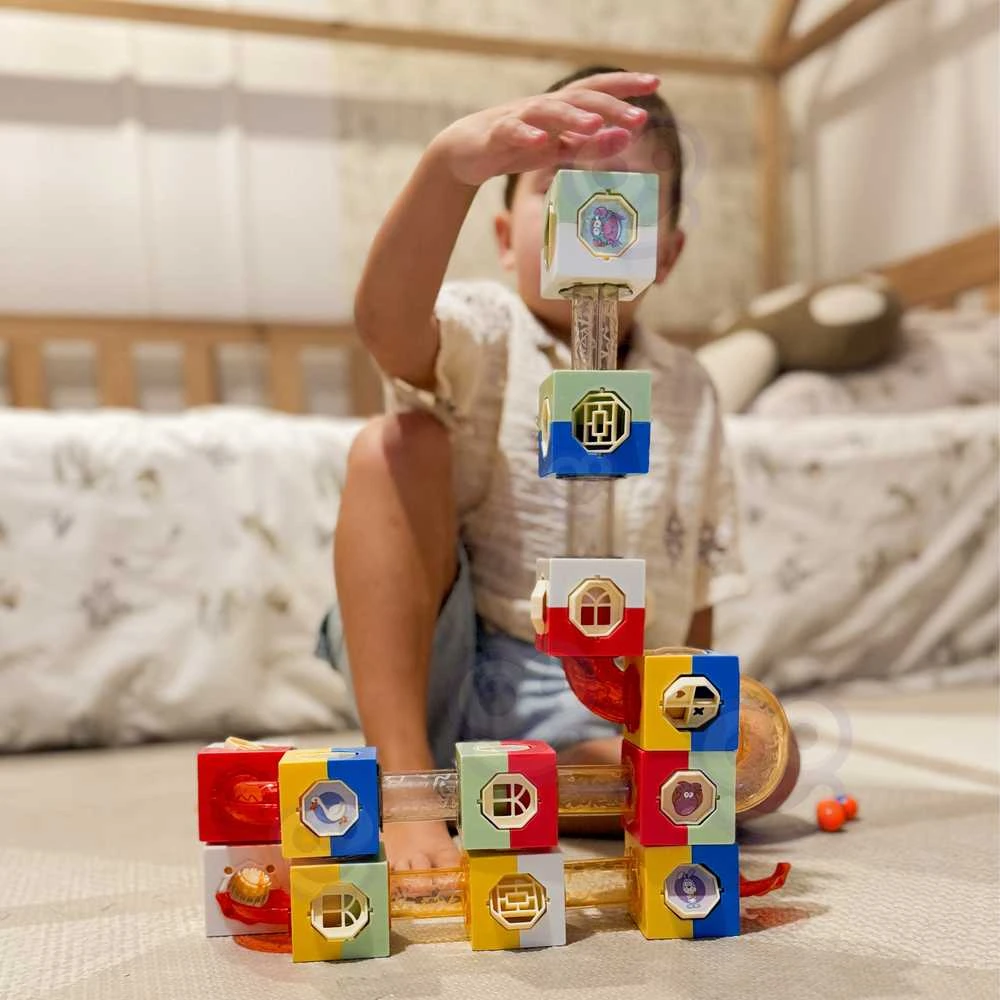 Woopie Kulkowy Kulodrom 3D Statybas Blokų Rinkinys
