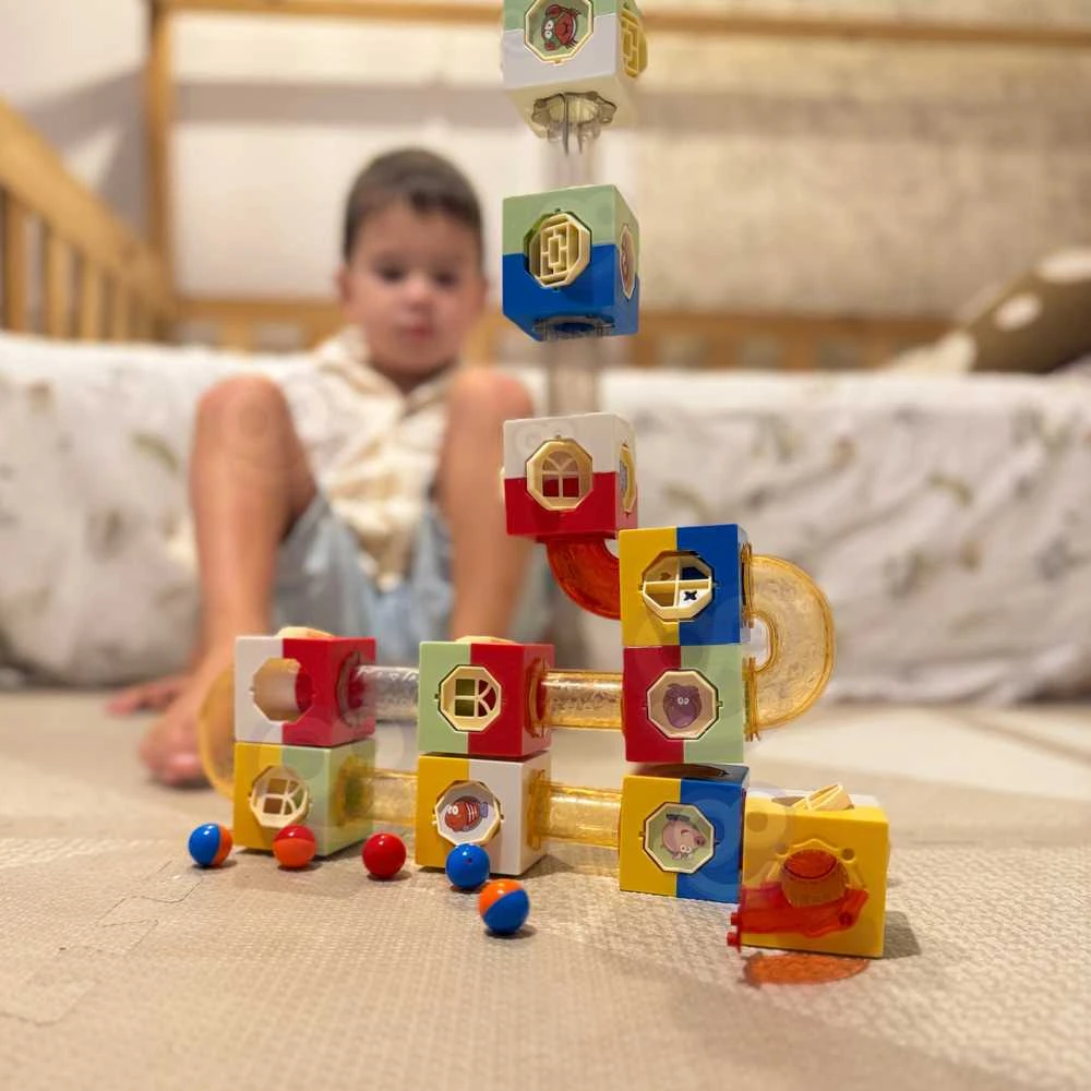 Woopie Kulkowy Kulodrom 3D Statybas Blokų Rinkinys