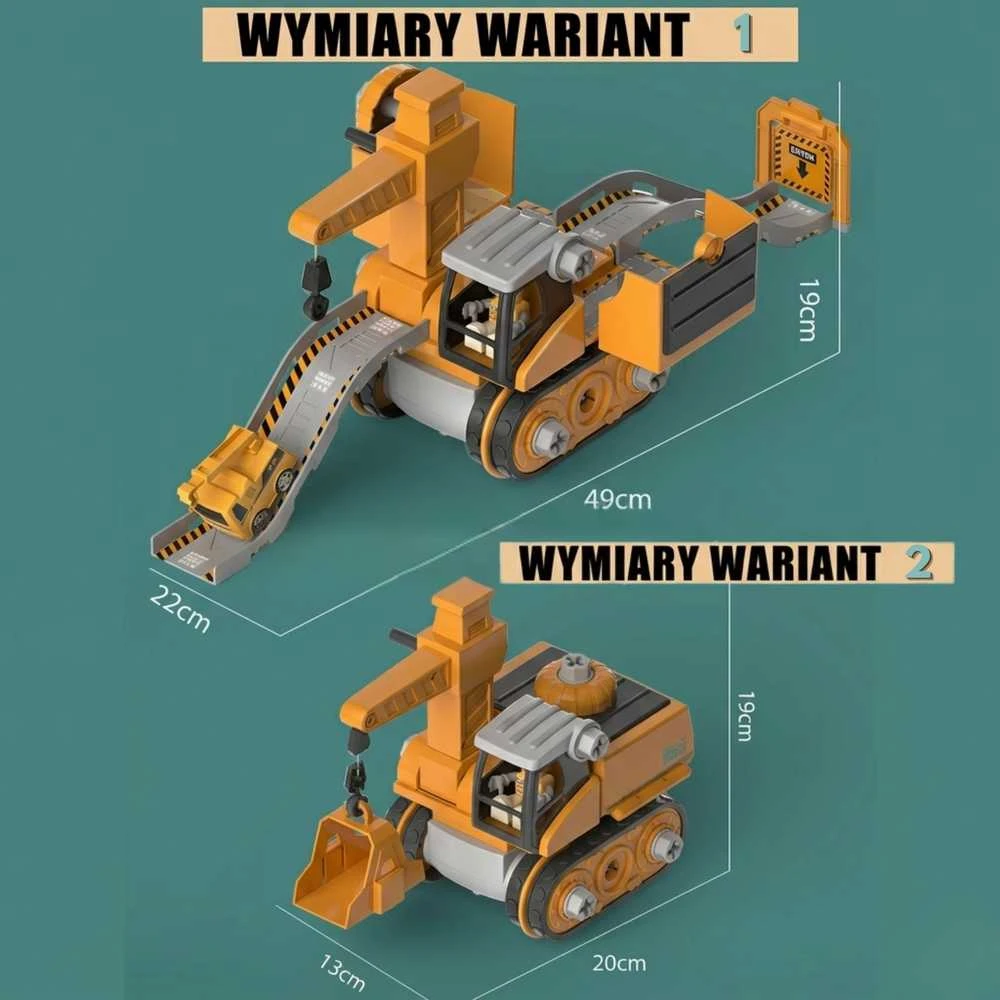 WOOPIE Mega statybų aikštelė 5in1 XXL