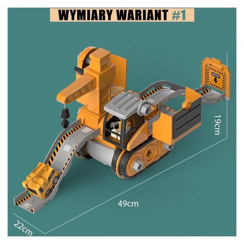 WOOPIE Mega statybų aikštelė 5in1 XXL